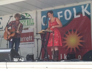 The Young Novelists perform during the 2015 Connecticut Folk Festival and Green Expo on Sept. 12 (Photo: Michael Kornfeld).