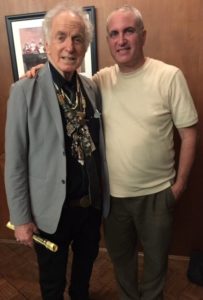 Michael Kornfeld (right) is shown with David Amram, a widely acclaimed composer and must-instrumentalist.