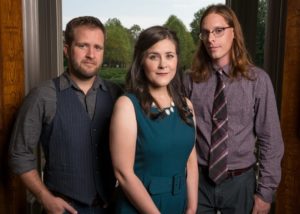 The Belle Hollows, a Nashville-based contemporary folk trio, will kick-off the Friday overnight musical festivities in the AcousicMusicScene.com room.