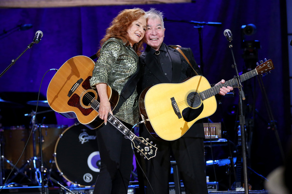 Bonnie Raitt joined John Prine to perform one of his classic songs during the 2019 Americana Honors & Awards (Photo courtesy of the Americana Music Association)