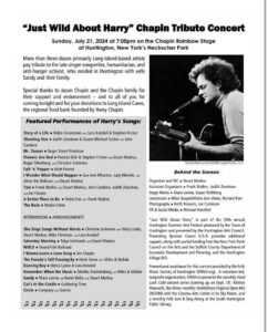 Click on the image to view the 'Just Wild About Harry" concert program.