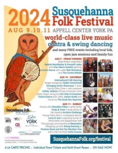 Susqehanna Folk Fest 2024 Poster