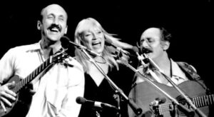 Folk trio Peter, Paul and Mary captured live in concert (Photo: Robert Corwin)