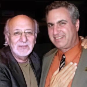 Peter Yarrow is shown here with AcousticMusicScene.com's Michael Kornfeld in 2010. (Photo: Walter Hansen)